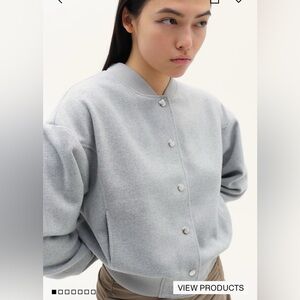 H&M Felted Bomber Jacket